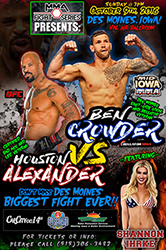 The Fight Series Ben Crowder vs Houston Alexander MMA Fight Poster