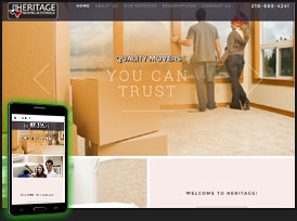 Heritage Moving Website Design