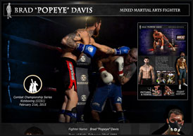 Brad Popeye Davis MMA Fighter Iowa Mixed Martial Arts