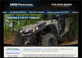 H2O Printers Hydrographics & Water Transfer Printing